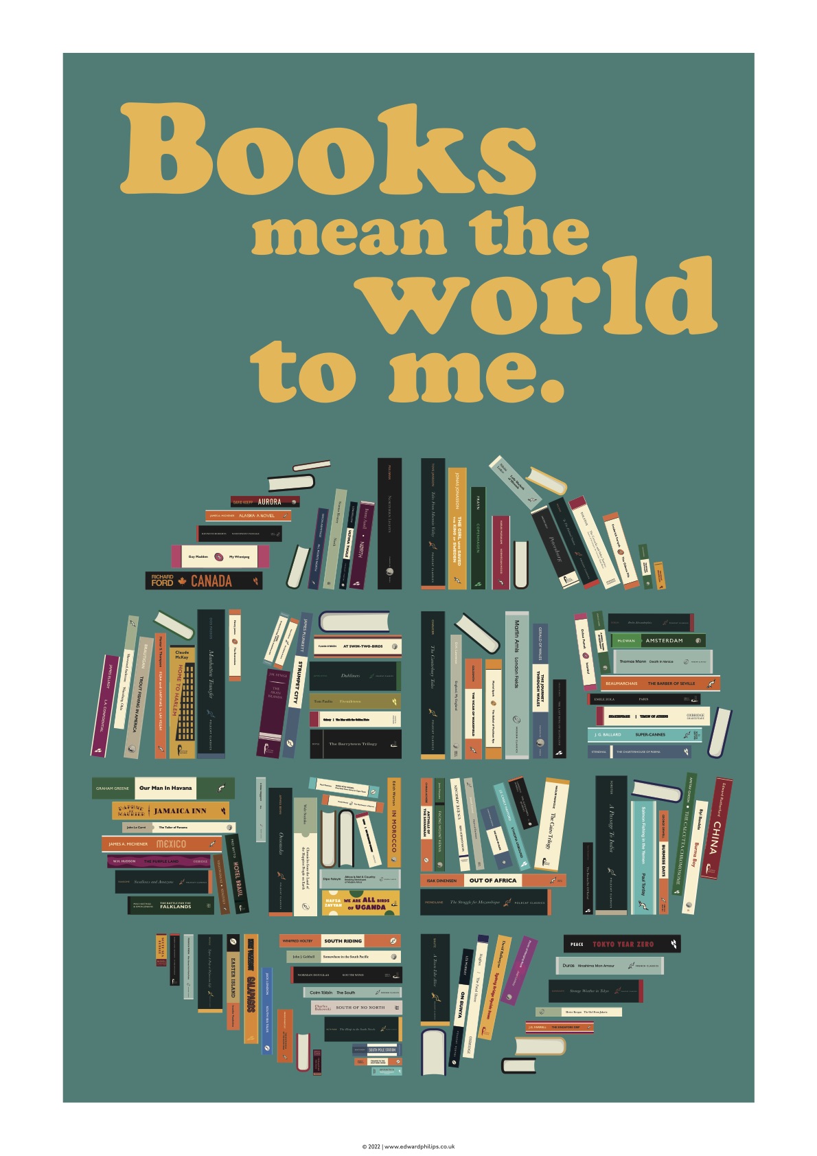 Books Mean The World Poster