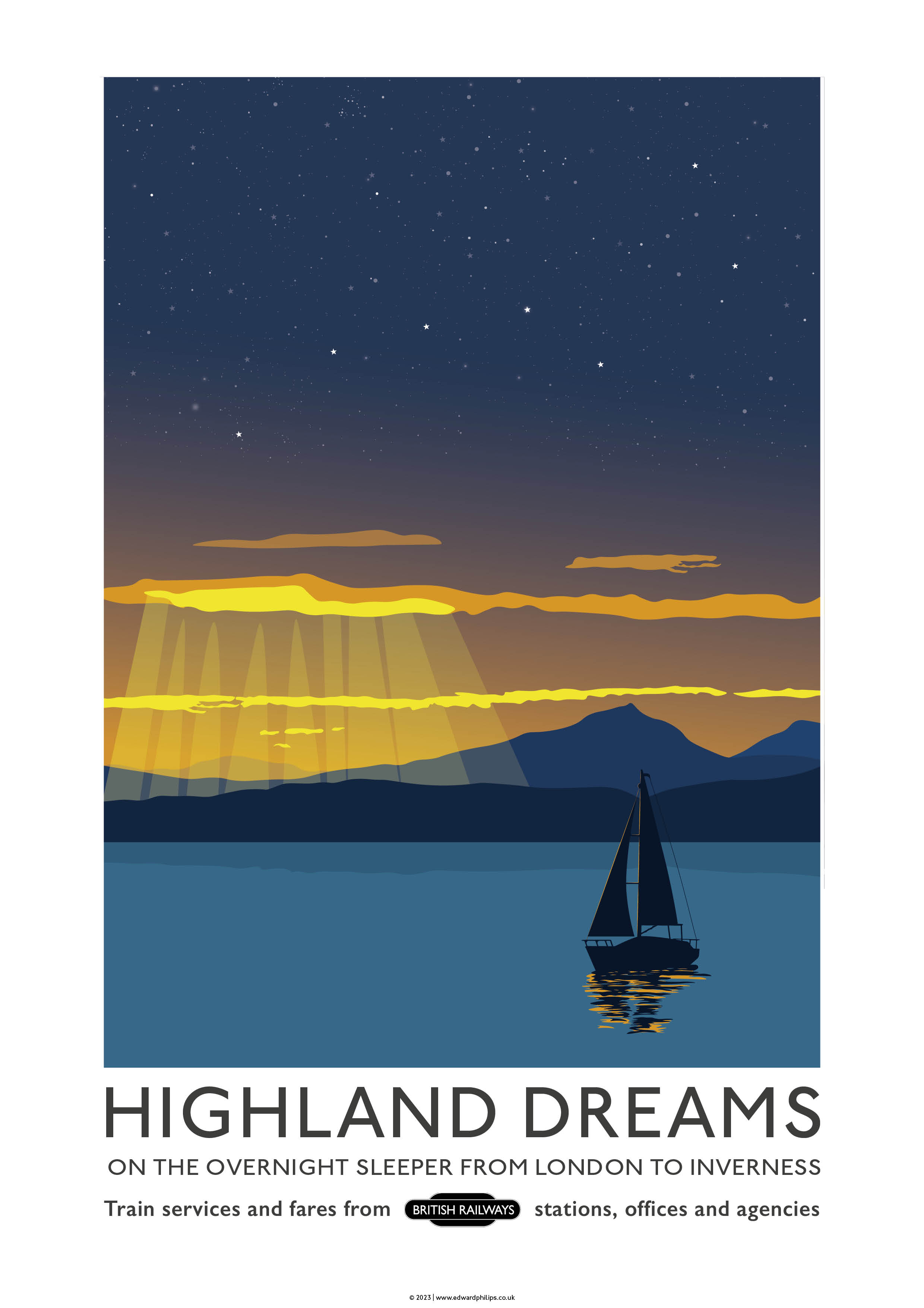 Scottish Highlands Poster